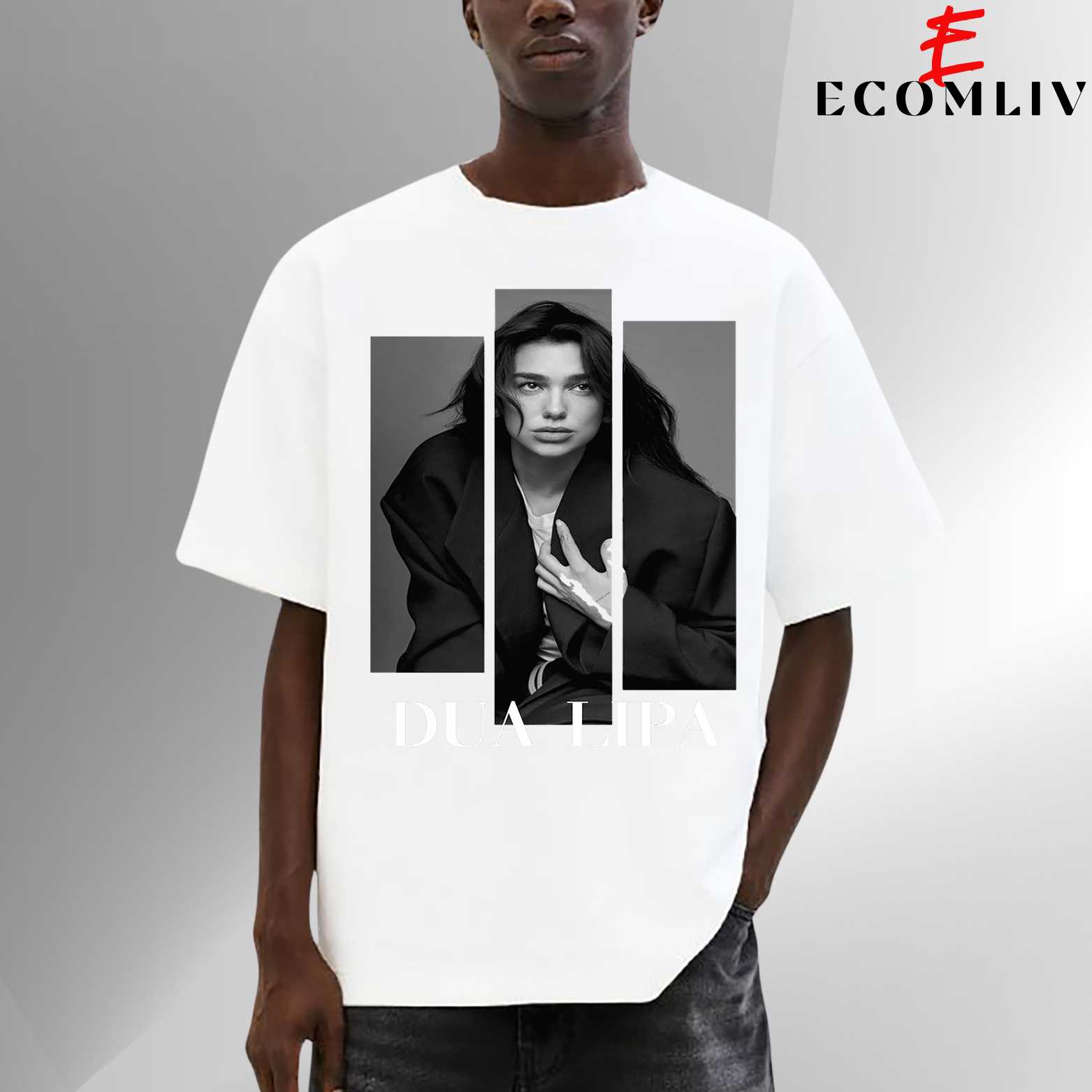 Dua Lipa Unisex Tee, Streetwear Music Merch, Fan Collector Gift